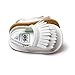 LIVEBOX Infant Baby Girls Moccasins Tassels Premium Soft Rubber Sole Anti-Slip Summer Prewalker Toddler Sandals (S: 0~6 Months, White)