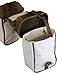 TrailMax Canvas & Leather 4-PC Horse Saddle Bag Set for Trail Riding, Includes Saddlebags, Cantle Bag, Pommel Pocket & Pommel/Horn Bags, All Have Premium Leather, Rugged Canvas & Brass Hardwarethumb 4
