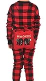 LazyOne Kid's Flapjack Onesies - Decorative Trapdoor (4T, Bear Cheeks)