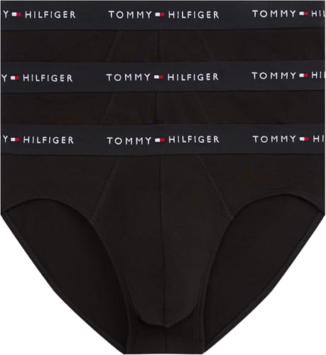 Culottes Lot de 3 Homme avec Ceinture à Motif Logo, Noir (Blk/Blk/Blk), S