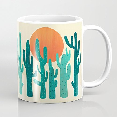 Pattebom Desert Fox Funny Coffee Mug Novelty 11 Oz Ceramic Tea Cup Mugs Best Friends Gifts for Women,Christmas Gifts,for Mom