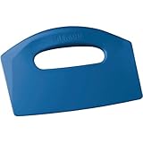 Remco 69603 Blue Polypropylene Stiff Bench Scraper, Injection Molded Blade, 5