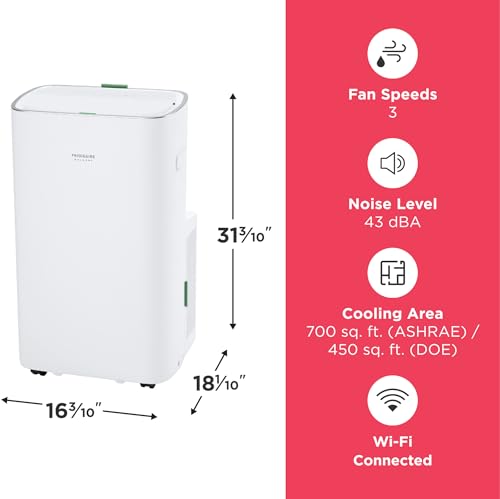 Frigidaire Gallery 14,000 BTU Inverter Portable Room Air Conditioner with Dehumidifier Mode