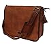 VINTAGE COUTURE 18 Inch Genuine Business Leather Laptop Messenger Bag