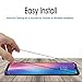 Ferilinso Screen Protector for Xiaomi Mi 9, [2 Pack] [Full Glue] [Full Cover] Tempered Glass Case Friendly Protective Film (Black)