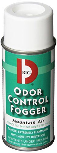 Big D 344 Odor Control Fogger, Mountain Air Fragrance, 5 oz (Pack of 12) - Kills odors from fire, flood, decomposition, skunk, cigarettes, musty smells - Ideal for use in cars, property management, hotels