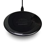 iPhone X Wireless Charger Okearin Qi Certified Ultra Slim Fast Wireless Charging Pad for iPhone X 8 8 Plus Samsung Galaxy S9 S9 Plus S8 S8 Plus S7 S6 Edge Note 5 8 Nexus 6 5 4 Lumia - No Wall Charger