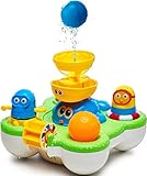 Best Baby Bath Toys - Bathtime Fun Toys and Pool Toys for Toddlers - Fountain Bathtub Toys - Tub Toys for Boys and Girls - Cool Water Toys with Sprinkler Set for Kids - 1 Year Old Toys