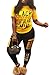Womens Sexy 2 Piece Sports Outfit Tracksuit Set Shirt Bodycon Pants Joggers Clubwear Sportswear Set