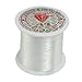 uxcell 0.2mm Diameter Clear Nylon Fish Fishing Line Spool Beading String