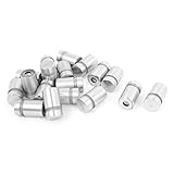 uxcell Frameless Glass 12mm x 20mm Stainless Steel Standoff Pins Clamp 18pcs