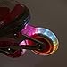 Xino Sports Inline Skates Replacement Wheels - LED Illuminating Lights, Durable and Long-Lasting, High-Quality Bearings Included, Pack of 2, 70 mm (Blue)