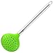 BEST Silicone Slotted Skimmer Spatula by Chef Frog - For Home or Professional Use - Features our “Stay-Cool” Stainless Steel Handle