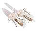 Lillian Rose Rustic Country Burlap Wedding Cake Knife Server, 13
