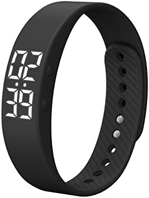 Smart Bracelet Watch,INorton T5S Fitness Tracker with Vibrating Realtime Showing, Waterproof Smart Wristband with Sports Sleep Monitor