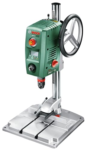 Bosch Tischbohrmaschine PBD 40 (710 W, Max. Bohr-Ø in Stahl/Holz: 13 mm/40 mm, Bohrhub 90mm, im Karton)