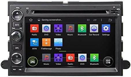 Android 7.1 Car GPS Navigation System for Fusion/Explorer/ F150/ Edge/Expedition 2006-2009 Car Stereo DVD Player +Radio +Bluetooth +Steering Wheel Control+ Sd/USB+ WiFi + Free Backup Camera