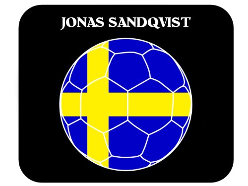 Jonas Sandqvist (Sweden) Soccer Mouse Pad