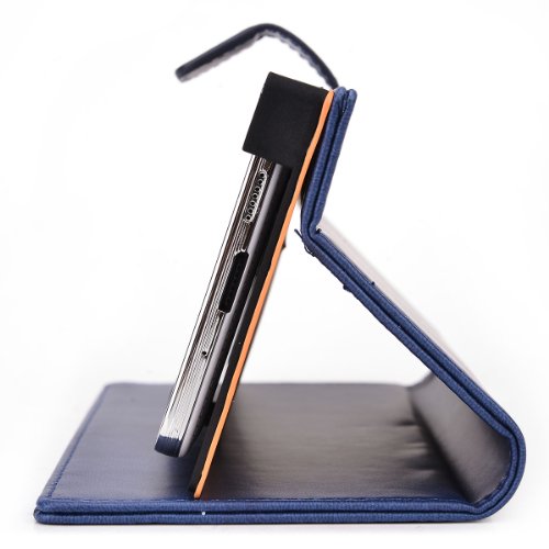 Midnight Blue Posh Kick X511, Titan Pro/Max HD E550 5.5", Ultra 5.0 LTE, Revel Pro X510, Orion Pro X500 Phone Case | Universal Smartphone Cover With Stand