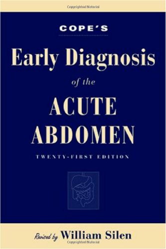 Cope's Early Diagnosis of the Acute Abdomen