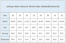 unitop Men's Boardshorts Printed Summer Casual