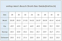 unitop Men's Boardshorts Printed Summer Casual