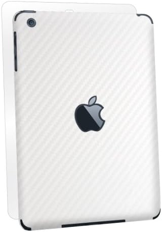 BodyGuardz Armor Carbon Fiber Full Body Stylish Protection Film for Apple iPad mini/mini 2/mini 3 - White (BZ-ACWIM-0912)