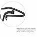MATCC Car Coat Hanger,Rubber Coated Car Seat Headrest Coat Suit Jacket Clothes Hanger Black