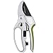 TrueFit Designs Ratchet Pruning Shears and Pruning Snips Set, Switch Ratcheting Shears to Single Cut Mode Pruner, Heavy Duty SK-5 Blade, Ergonomic Handles