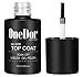 OneDor Gel Top Coat & Base Coat Soak Off Polish Set Kit, UV Led Cured Required (No Wipe Top Coat & Base Coat)