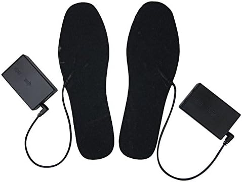 Carbon Fiber Boot Insoles Battery Powered Foot Warmer Winter Shoes Pads Cuttable and Comfortable 35-45 yard for Unisex