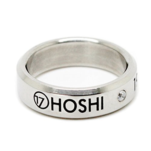 Fanstown Seventeen Kpop Titanium Birthday Ring Necklace with lomo Cards