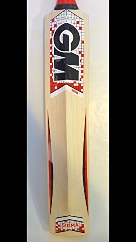 Gm english willow cricket bat full size with cover sigm…