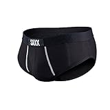 Saxx Men's Ultra Brief Fly, Black, Small