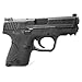 TALON Grips Adhesive Grip – Compatible with Smith and Wesson M&P Compact 9mm .357/.40 – Made in The USA – Small Backstrap, Rubber, Black