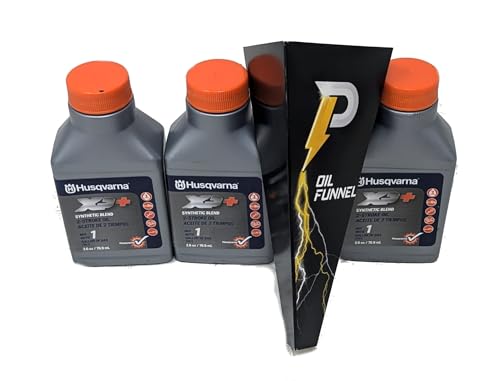 Husqvarna 3-Pack XP Synthetic Blend 2-Cycle Oil 2.6oz Bottles photo 9