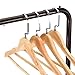 Auledio Clothes Rack, Industrial Pipe Garment Racks On Wheels, Heavy Duty Commercial Clothing Rack with Metal Bottom Shelves for Boxes Shoes Storage, Bronze
