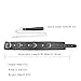 AOTNEG STAR Black Collar Pu Leather Choker Necklace with Chain for Women Men Ladies