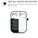 TNSO Compatible for AirPods Case Protective Silicone Cover and Skin for AirPods Charging Case-Blackthumb 2