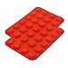 Silicone Mini Muffin & Cupcake Baking Pan, Non Stick 24 Cup Silicone Molds (Set of 2)