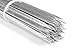 PitboyBBQ 100-Pack of 13-inch Stainless Steel Flat Shish Kebab BBQ Skewers (100)