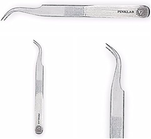 Rev Pro Curve Tweezer/single/for 3D to 6D / eyelash extensions By PINKLAB[Amazon-developed Certification] Compact by Design
