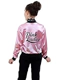 NEWCOS Pink Ladies Jacket for Child 50S T Bird