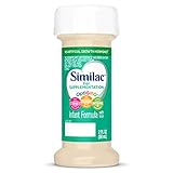 Similac for Supplementation Ready-to-Feed Infant Formula Bottles with Nipple and Ring, 2 fl oz, 8 bottles (Pack of 6)