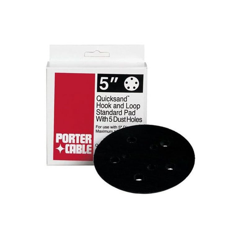 PORTER-CABLE Hook And Loop Pad for Model 333 Sander, 5-Inch (13904) Pack of 1 - (Packaging may vary)