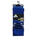 adidas Men's Cushion Crew Socks (Pack of 3), Bold Blue/White/Black, One Size