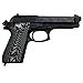 StonerCNC Sunburst G10 Grips Will Fit Taurus® PT92 PT 92 with Decocker (Grey Black)