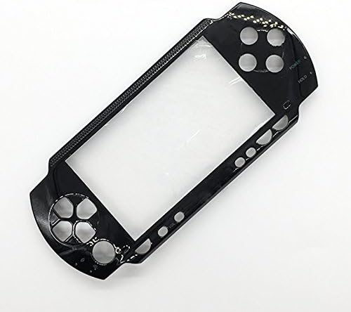 Amazon Com Front Face Plate Faceplate Shell Case Cover Replacement For Sony Psp 1000 1001 Fat Black Computers Accessories