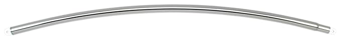 Wenko 19226100 Teleskop-Badewannenstange bogenförmig Chrom, Aluminium, Chrom