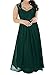 Nemidor Women's Deep- V Neck Sleeveless Vintage Plus Size Bridesmaid Formal Maxi Dress